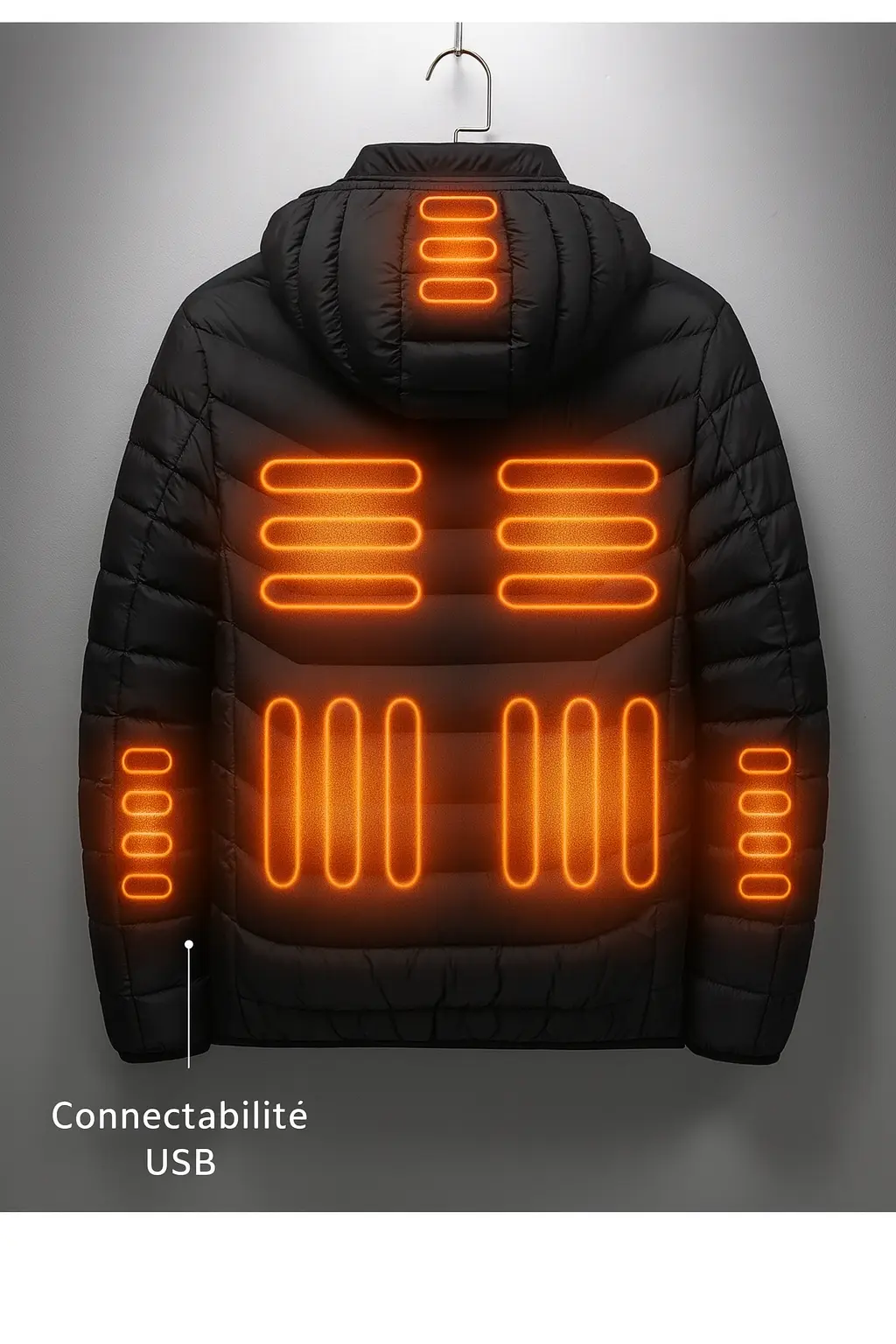 Veste chauffante USB hiver unisexe Liméa